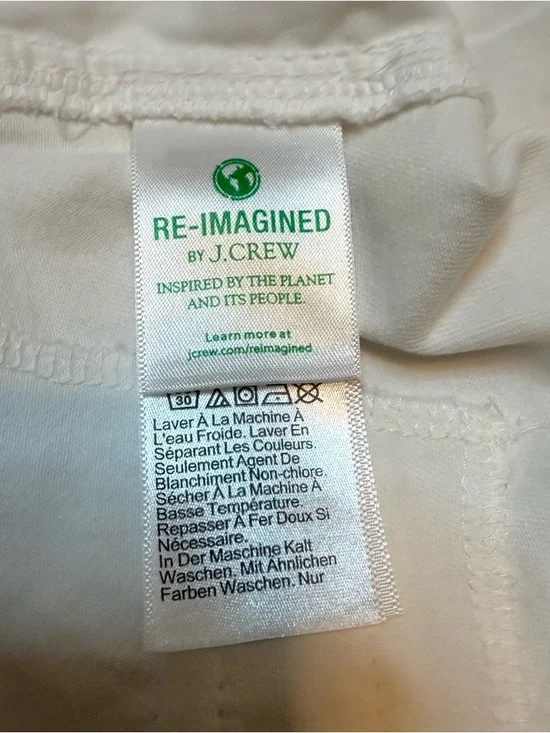 J. Crew White Cotton Shorts with Front Pockets - Picture 5 of 8